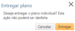 Página Resumo - Entregar Plano