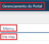 PORTAL-Gerenciamento-SiteMap-Menu