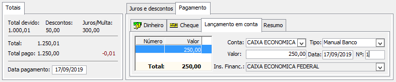 Pagamento-de-titulos-Pagando-Lancamento-em-conta