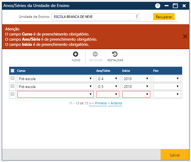 Planejamento-Anos-Série-Unidade-Ensino-Erro-tentativa-Inclusão-sem-informar-campos obrigatorios