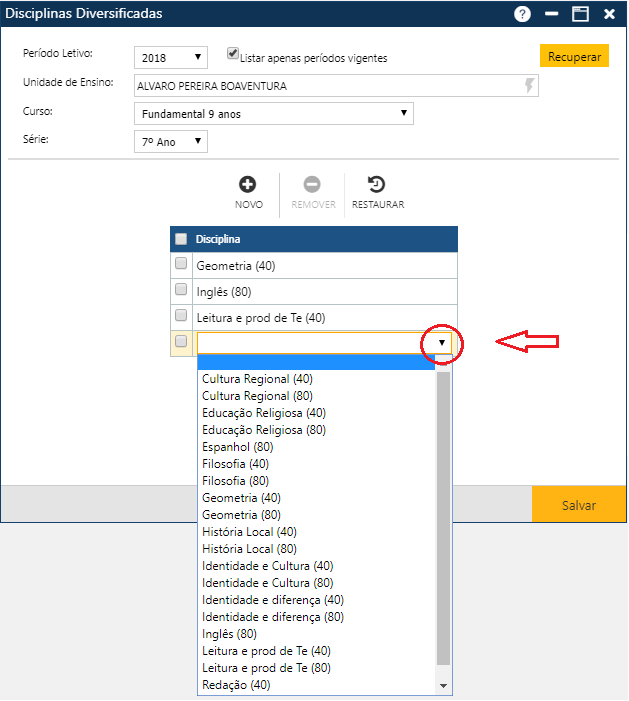 Planejamento-Disciplinas-Diversificadas-Lista Disciplinas