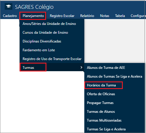Planejamento-Turmas-Horário-da-Turma-Menu