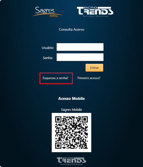 Portal-Interface-Login-Reuperar-Senha