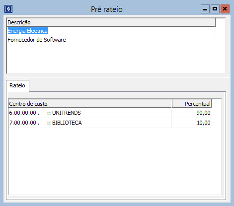 Pre-rateio-Interface