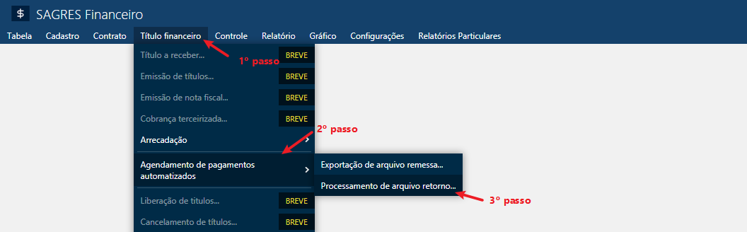 Processamento-de-Arquivo-Retorno-Menu