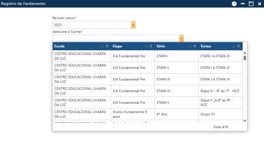 Registro-de-Fardamento-Selecione-a-Turma