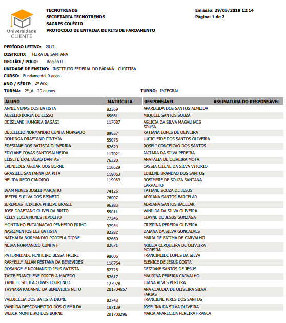 Relatorio-Unidade-Ensino-Protocolo-Entrega-Kits-Fardamento-RLT-Exemplo