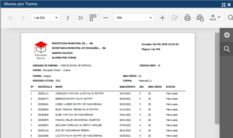 Relatorio-de-Alunos-por-Turma-Exemplo-de-relatorio