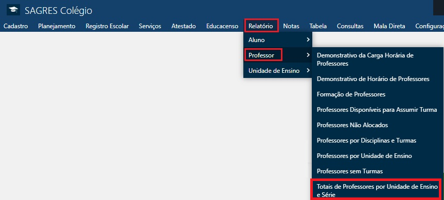 Relatório-Professor-Totais-Prof-por-Unidade-Ensino-Série-Menu