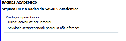 Relatório -Cursos