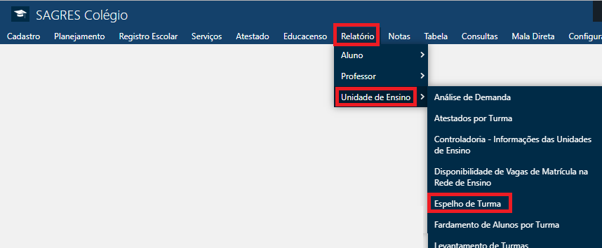 Relatório-Und-Ensino-Espelho-Turmas-Menu