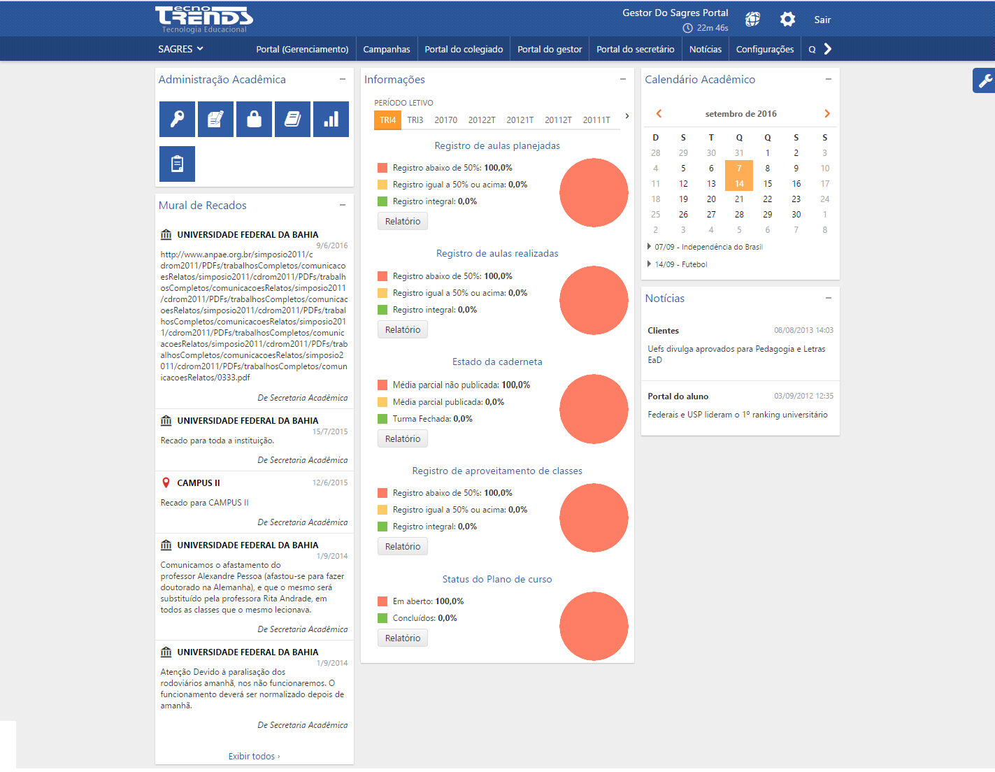 SAGRES PORTAL-Tela inicial SAGRES PORTAL-Tela inicial