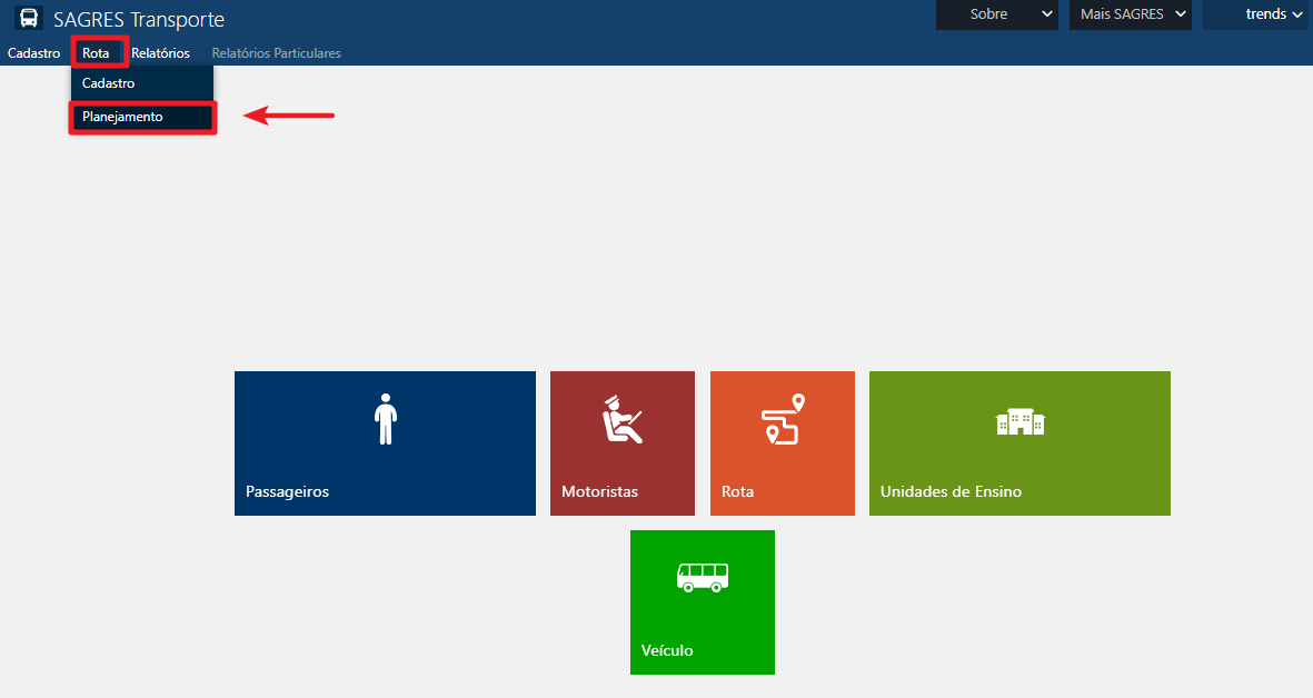 TRANSPORTE-ROTA-PLANEJAMENTO