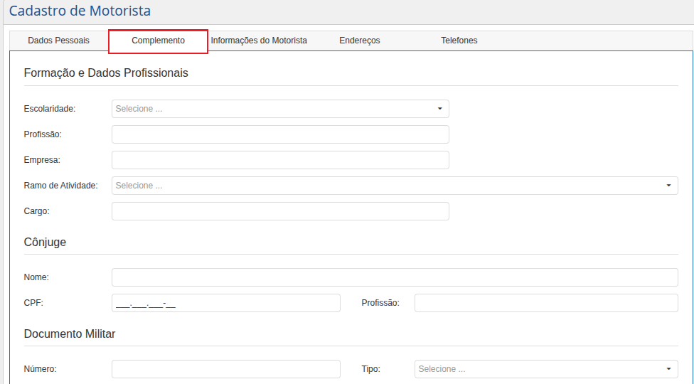 TW-Interface-Cadastro-de-um-Motorista-Campo-Complemento