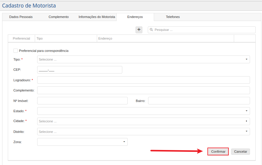 TW-Interface-Cadastro-de-um-Motorista-Campo-Enderecos-confirmar