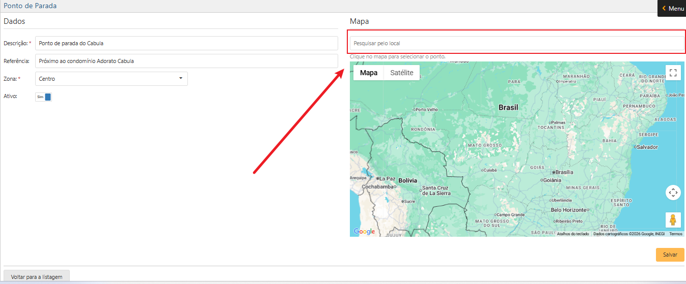 TW-interface-cadastro-ponto-de-parada-cadastrar-ponto-informacoes-preenchidas