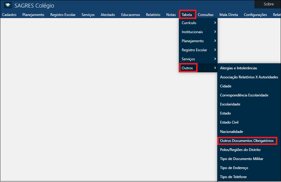 Tabela-Outros-Outros-Documentos-Obrigatórios-Menu