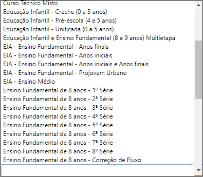 Tabela-Registro-Escolar-Etapas-Ensino-Curso-Lista-Opções
