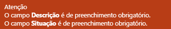 Tabela-Registro-Escolar-Ocorrencias-Msg-Campos Obrigatórios