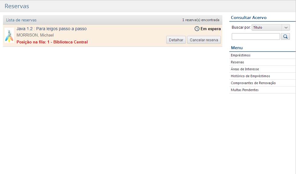 Tela-Reservas-mostrando-opcoes-Detalhar-e-Cancelar Tela-Reservas-mostrando-opcoes-Detalhar-e-Cancelar