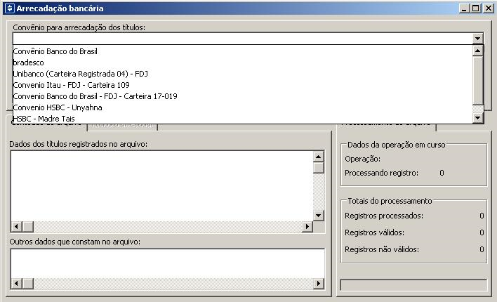Titulo-Financeiro-Arrecadacao-Bancaria-Selecao-Convenio-Arrecadacao