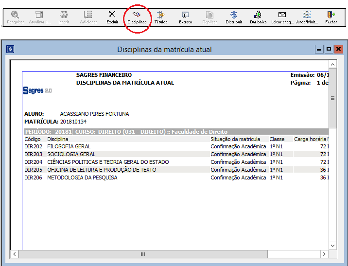 Titulo-Financeiro-Arrecadacao-na-Instituicao-Botao-Disciplina