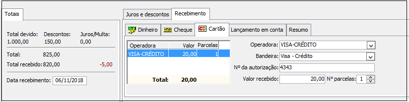 Titulo-Financeiro-Arrecadacao-na-Instituicao-Pasta-Recebimento-Cartao