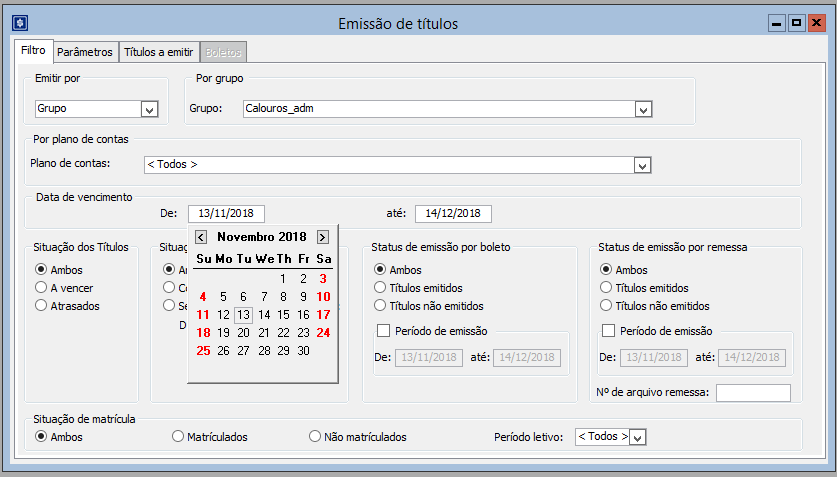 Titulo-Financeiro-Emissao-Titulo-Seleciona-Vencimento