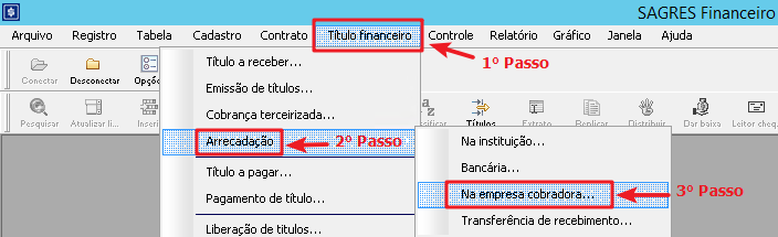 TituloFinanceiro-ArrecadacaonaEmpresaCobradora-MENU