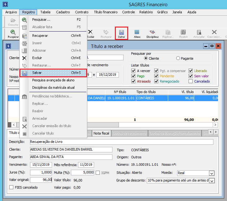 Titulos-a-receber-11-passo-Salvando