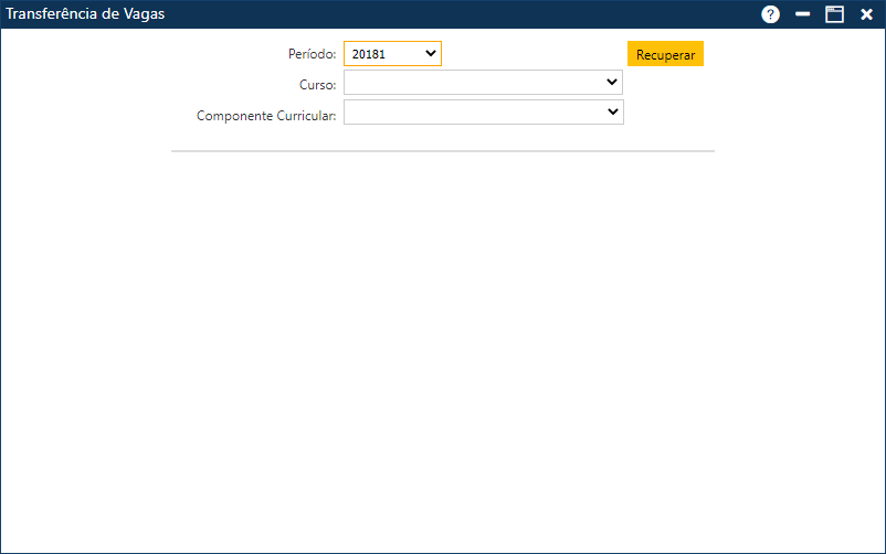 Transferencia de vagas