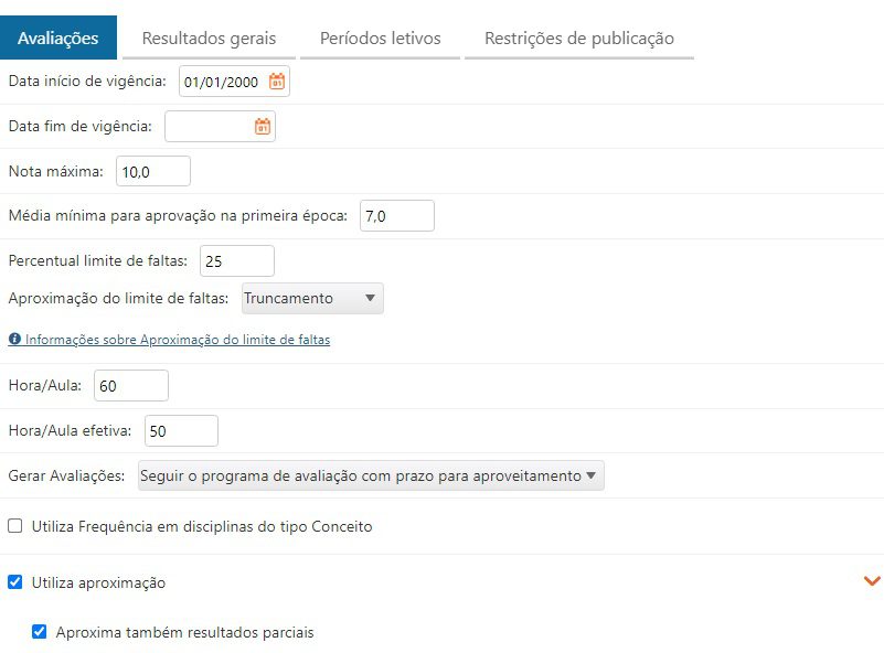 criterio de aproveitamento criterio de aproveitamento