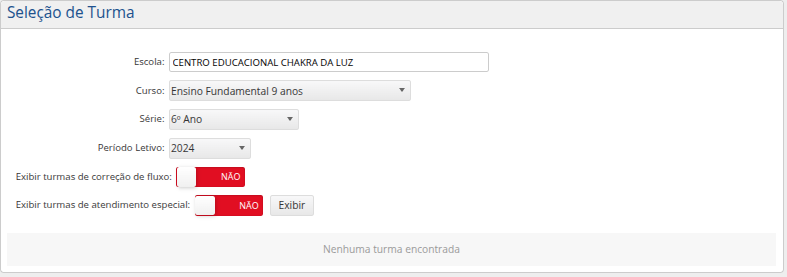 diario-interface-tela-selecao-de-turmas