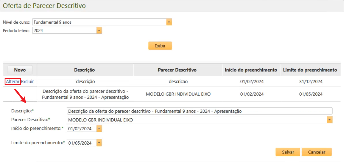 oferta-de-parecer-alterar-seta