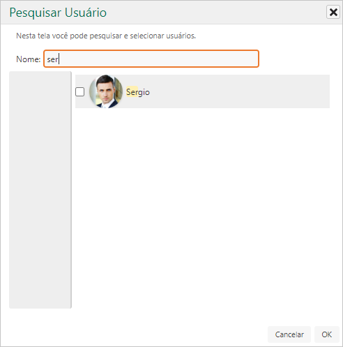 Moderação - Pesquisar Usuário