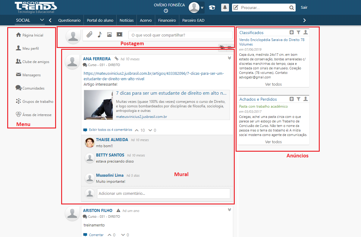 seções_social_página_inicial